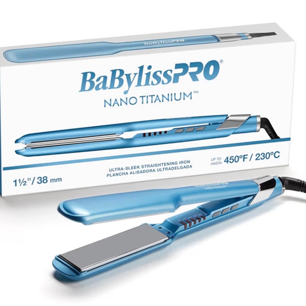 BaBylissPRO Nano Titanium Ultra-Thin Flat Iron